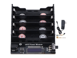 Módulo Ups Con Soporte Para Batería, Placa De Expansión Diy Ac100-240v Con Protección Y Pantalla Oled.