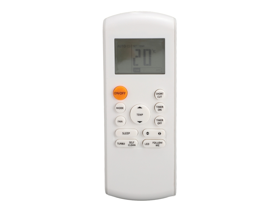 Controle Remoto Com Retroiluminação Para Ar-condicionado Rg57a16/bgef Rg57a2/bgef Rg57a3/bgef Rg57b/bge Rg57d/bge