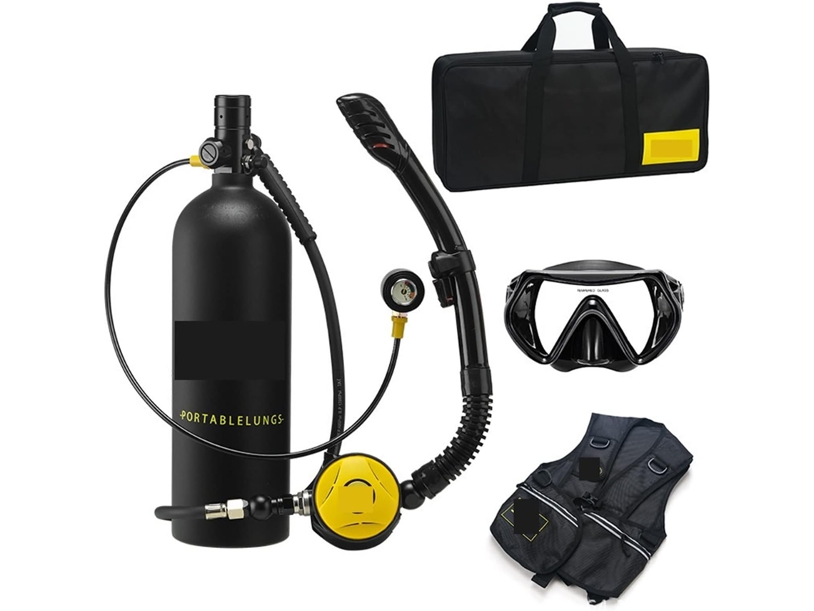 Minibotella De Buceo, Tubo De Respiración, Tanque De Oxígeno Para Buceo Subacuático