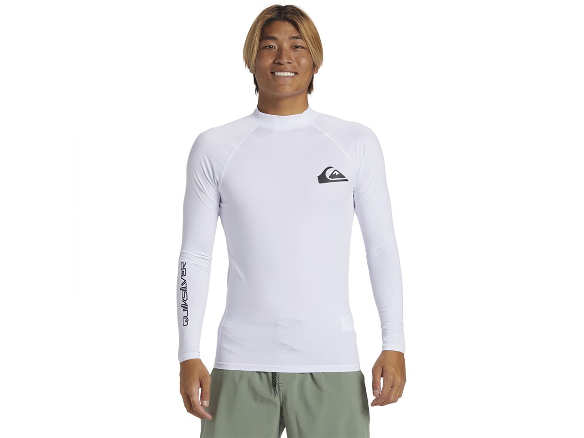 T-Shirt de Manga Comprida Uv Upf50 Branco Xlquiksilver