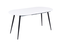 Mesa de comedor BELIANI Staverton de MDF Blanco 80x160x76