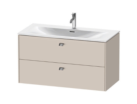 Mueble DURAVIT Brioso bajo lavabo montado en la pared 102,0 x 47,9 cm 2 cajones incl. recorte de sifón y delantal para lavabo Viu 234410