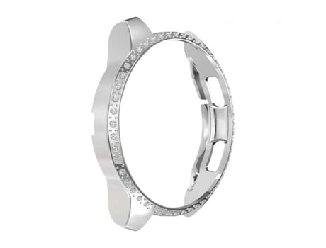Carcasa de Reloj SLOWMOOSE Samsung Galaxy Watch Gear S3 Frontier Bumper Diamante Suave Chapado Inteligente (Reloj Galaxy 46 Mm)