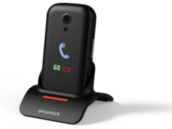 Teléfono móvil Senior SWISSVOICE S28 (2.8 - 2G - Negro)