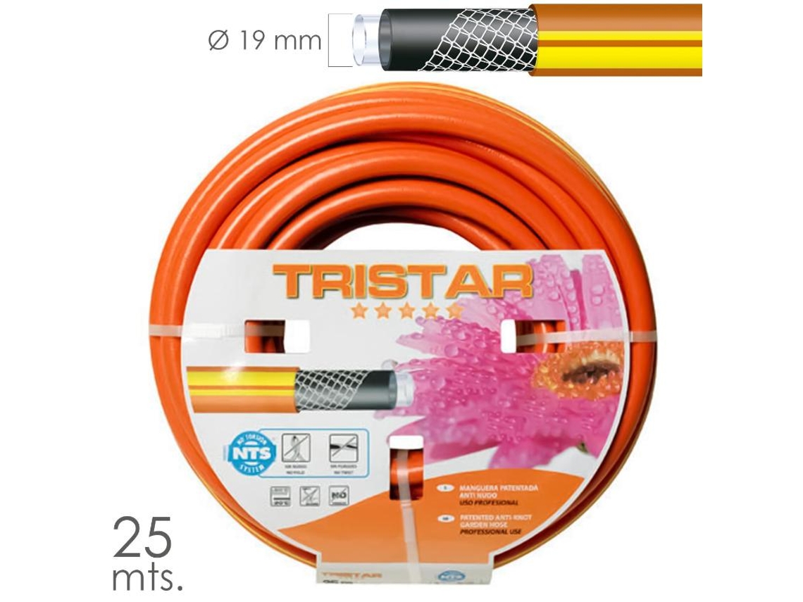 Manguera tricotado no torsion 19 mm. - 3/4 rollo 25 metros