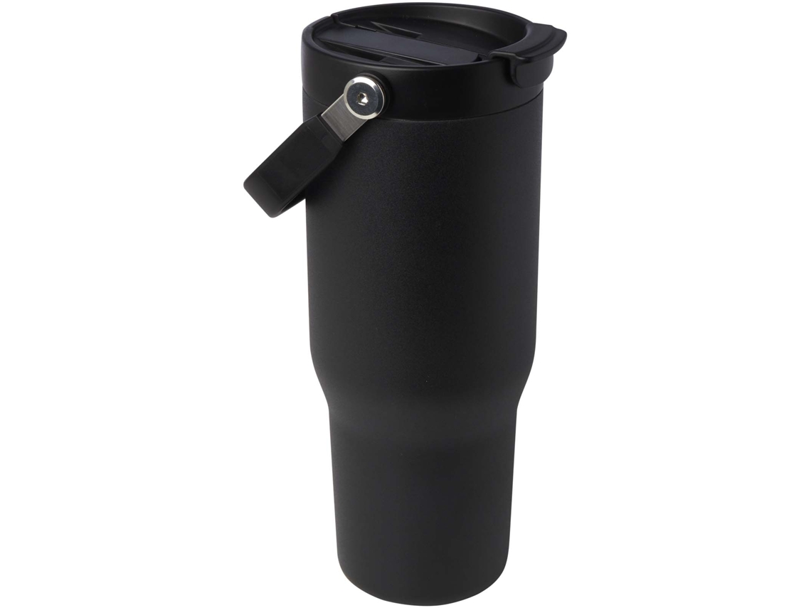 Vaso Con Aislamiento Al Vacío De Cobre De Acero Inoxidable Reciclado Certificado Rcs De 900 Ml Y Con Tapa De Doble Función "b
