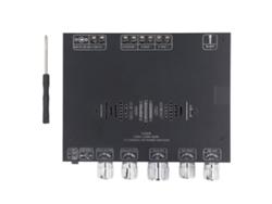 Placa Amplificadora Estéreo Bt 5.1, 2.1 Canales, 350 W, Entradas Aux, Usb, Control De Graves Y Agudos, Módulo
