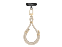 Pulsera de cuerda TECH PROTECT C4s para iPhone, Samsung y Huawei, beige y dorada