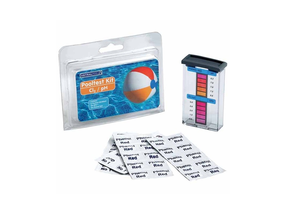 Estuche Piscina Pooltester Analizador de Cloro Libre Y Ph ASTRALPOOL