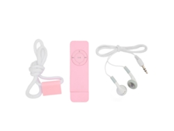 Reprodutor Mp3 Portátil Mini Com Som Lossless, Suporte A Cartão De Memória Até 64gb, Rosa