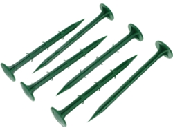 Estacas De Jardín De Plástico Verde De 16 Cm Para 100 Lonas
