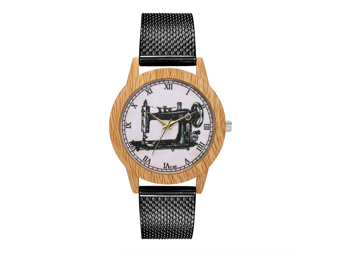 Sencillo Reloj De Pulsera Unisex De Silicona Con Números Romanos Y Movimiento De Cuarzo Negro.
