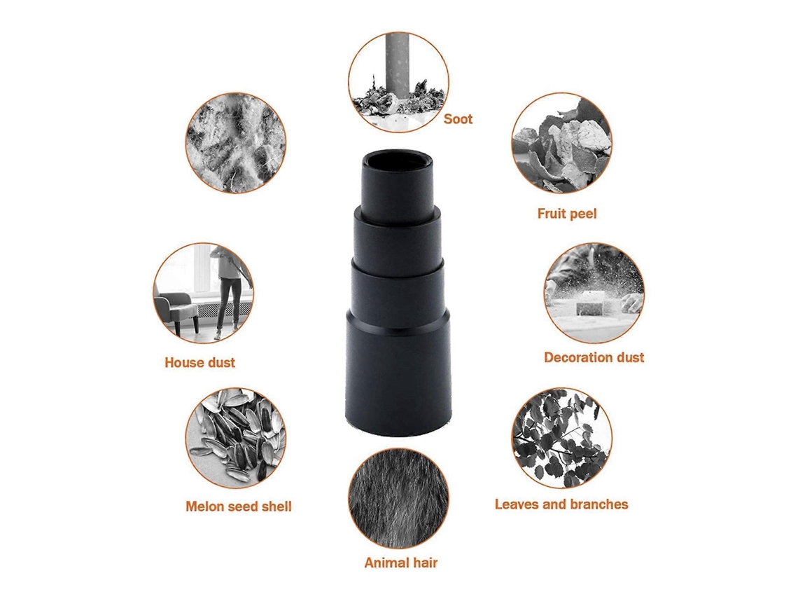Vacuum Cleaner Power Tool Adaptor, 12 Pcs Vacuum Hose Adapter Reducer Hose For Dust Extraction Vacuum Cleaner
