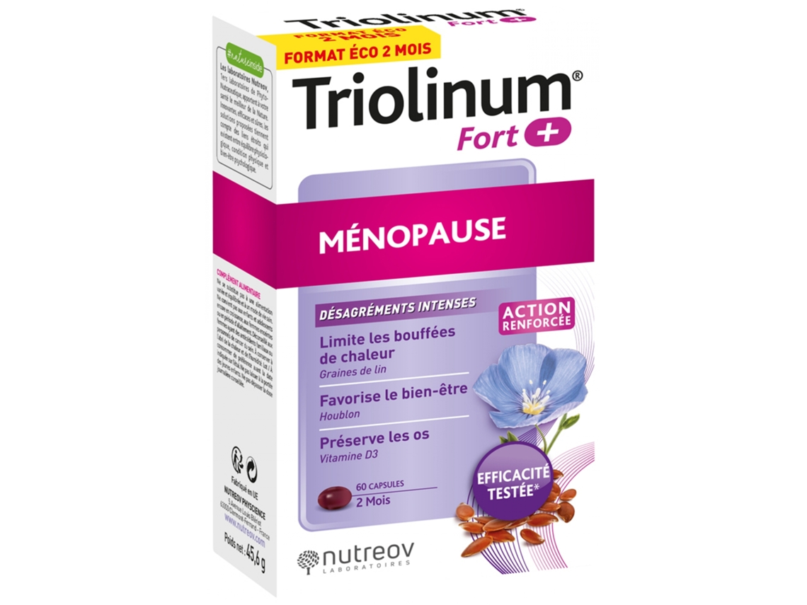 Nutreov Triolinum Forte + Menopausia 60 Cápsulas NUTREOV