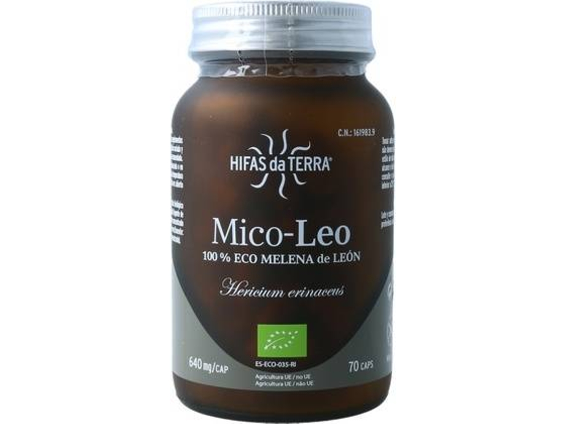 Complemento Alimentar HIFAS DA TERRA Mico Leo (70 cápsulas de 640mg)