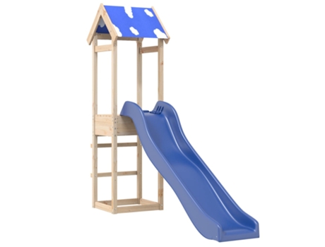 Parque Infantil De Exterior VIDAXL Marrón Madera