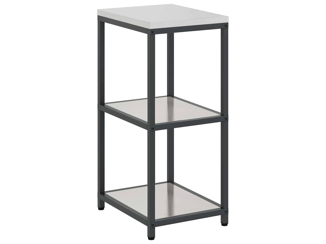 Almacenamiento de cocina plateado 60 x 50 x 92 cm Acero MAISON EXCLUSIVE