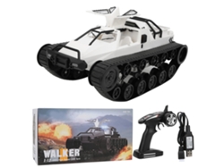 Vagón tanque teledirigido a escala 1/12, blanco, Q79 para niños.