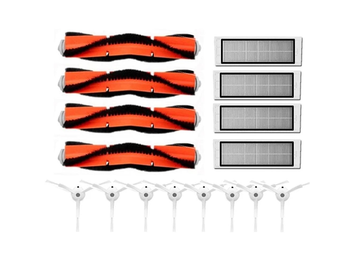 Kit de escova lateral com filtro hepa lavável para escova principal para xiaomi mijia 1st