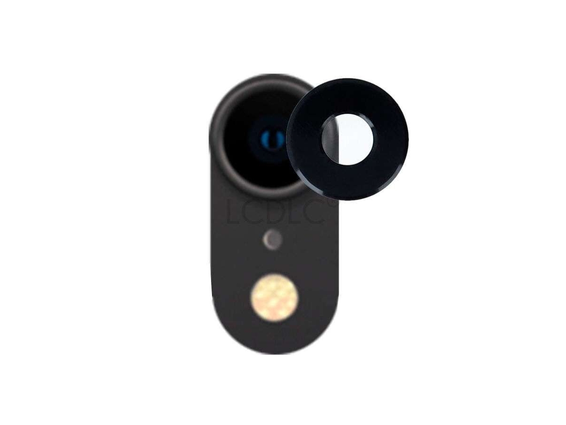 Protector Cámara Metalizado Negro Para Iphone Xr