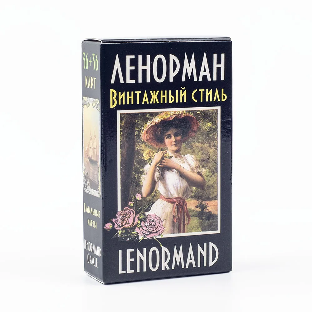 Baraja De Cartas De Adivinación Del Tarot De La Ilusión Rusa De 72 Piezas