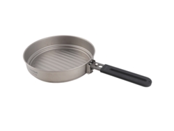 Sartén Lixada Titanium De 1100 Ml, Ultraligera Con Mango Plegable Para Camping Y Uso Al Aire Libre.