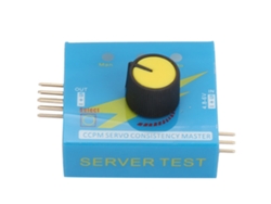 Probador De Servos De 3 Canales Con Indicador De Tres Etapas Para Motores Rc Esc De 4,2-6,0 V Cc