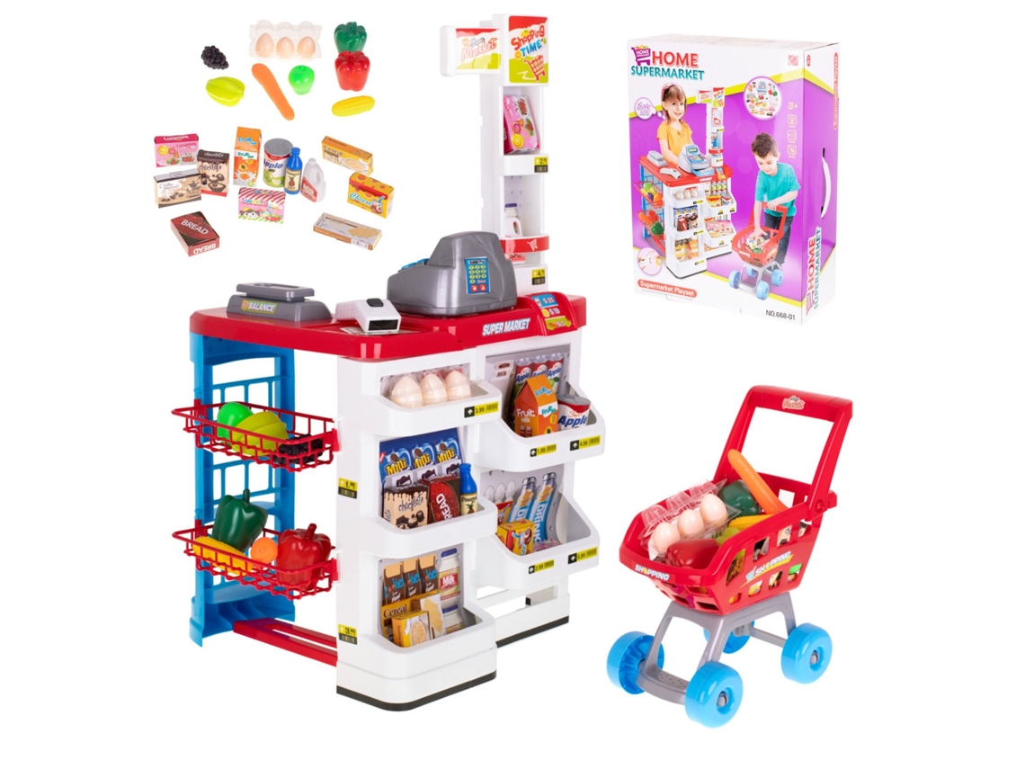 Caja Registradora de Tienda de Supermercado Carro Modelo 2 Pricenet