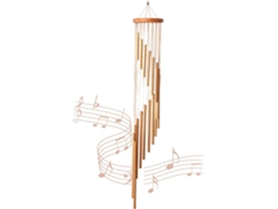 Campanas de viento extra grandes para decoración de exteriores, sonidos melodiosos en escala pentatónica, afinadas por expertos para calmar el cuerpo y la mente.