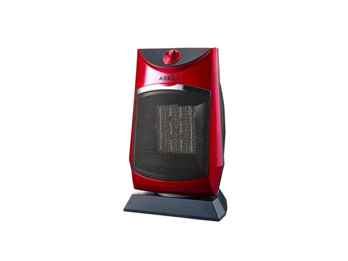 Termoventilador Cerámico Ptc Calidez Rojo 1500w 2 Potencias 3 Funciones Antivuelco (32,5x17x20cm)
