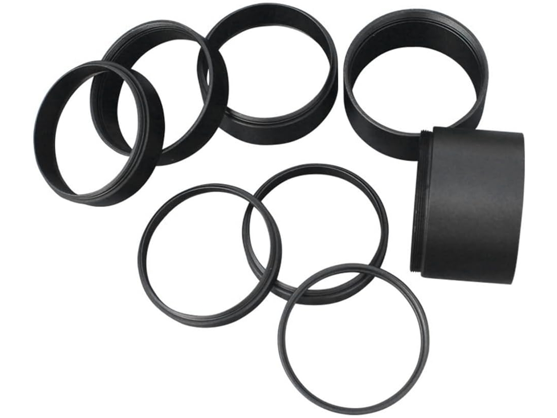 Juego De 8 Tubos De Extensión Resistentes Para Telescopios Astronómicos M48 X 0,75 3 5 7 10 12 15 20 30 Mm