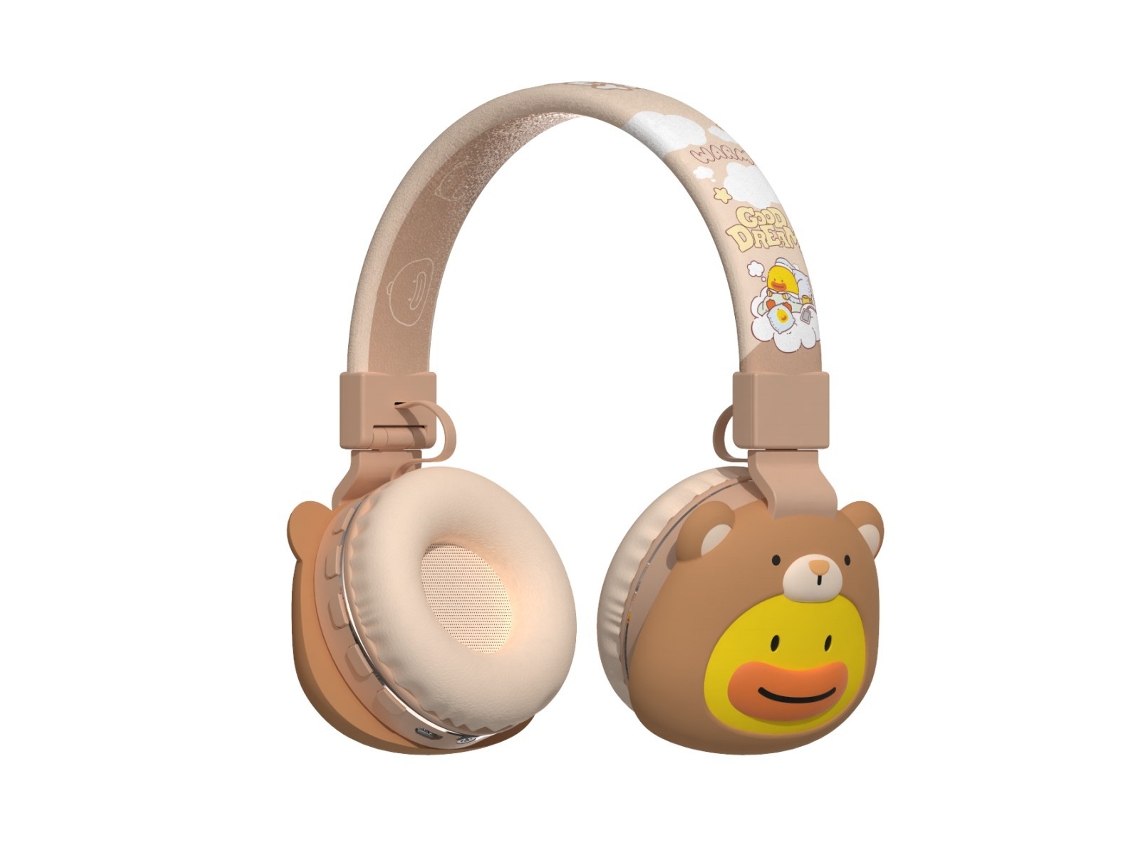 Auriculares Infantiles Bluetooth Inalámbricos Con Diseño De Dibujos Animados, Cancelación De Ruido De 85 Db - Sun Duck