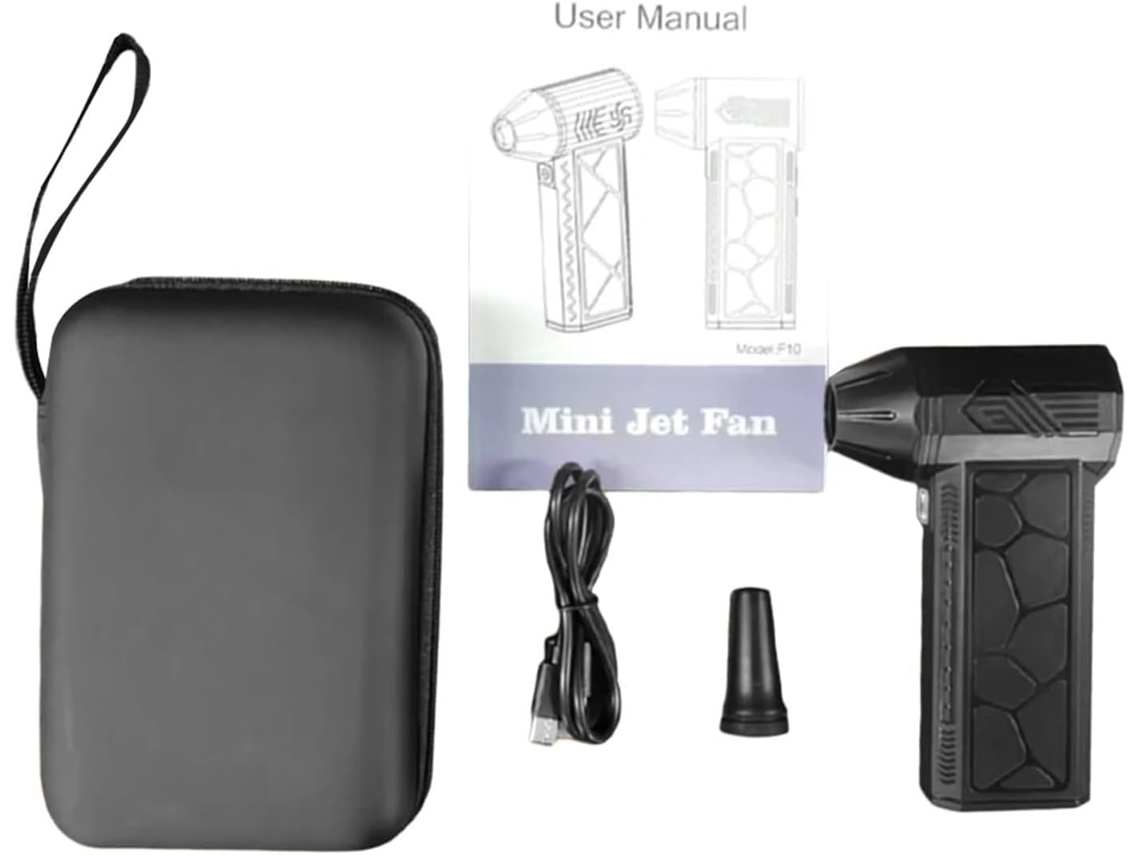 Mini Ventilador Turbo Portátil, 130.000 Rpm, Potente Soplador, Vientos Fuertes.