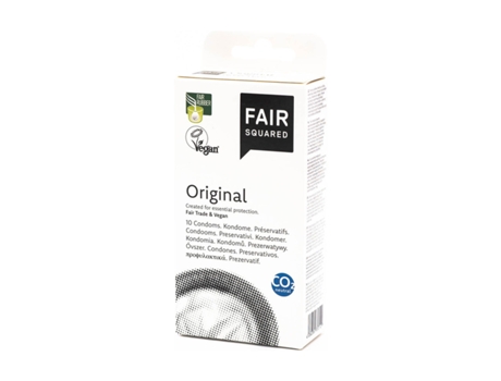 Preservativos FAIR SQUARED Látex Natural (10 Unidades)