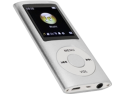 Reproductor Mp3/mp4 Plateado De 1,8 Pulgadas, Compatible Con Tarjeta Tf De 64 Gb, Hifi Con Altavoz.