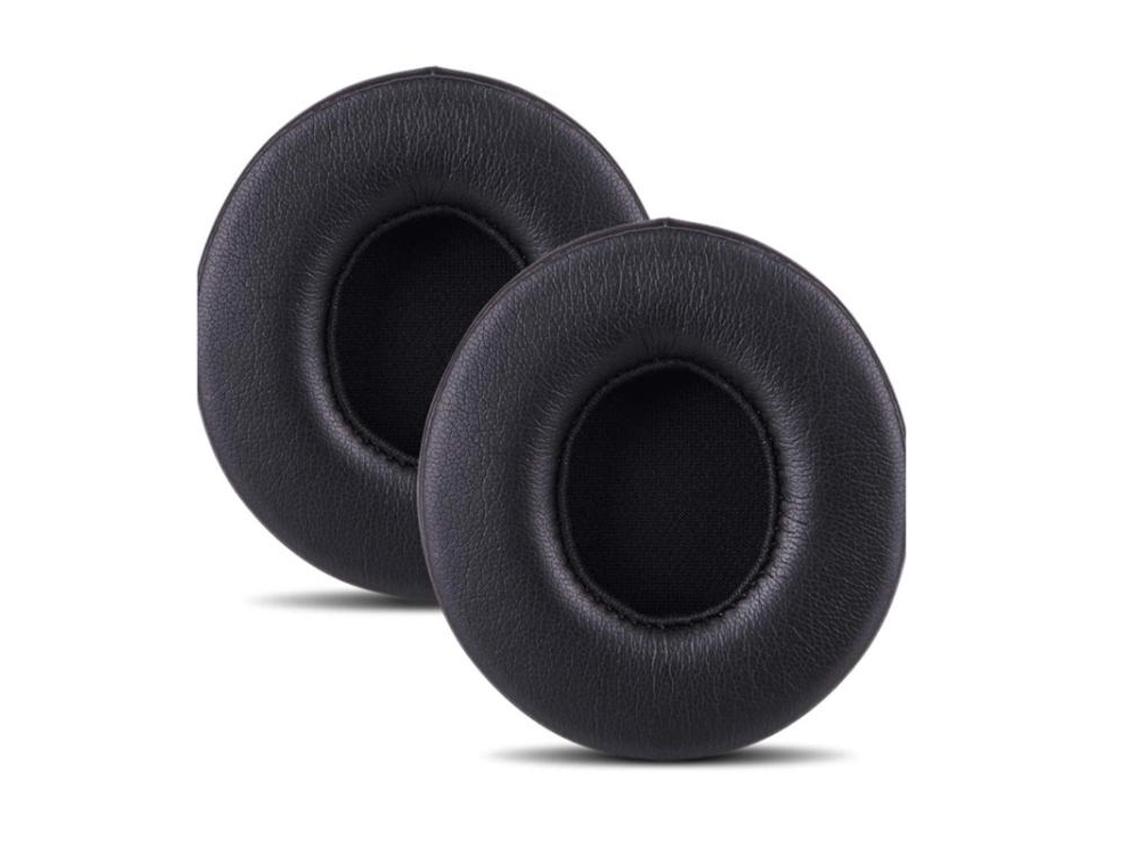 Almohadillas de espuma suave para auriculares Beats Solo 3 con cable, color negro.