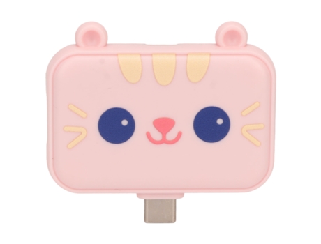 Tipo C Hub 3 en 1 4K HD Interfaz multimedia USB 3.0 PD Adaptador multipuerto de carga rápida para PC portátil Rosa ZMDECQNA