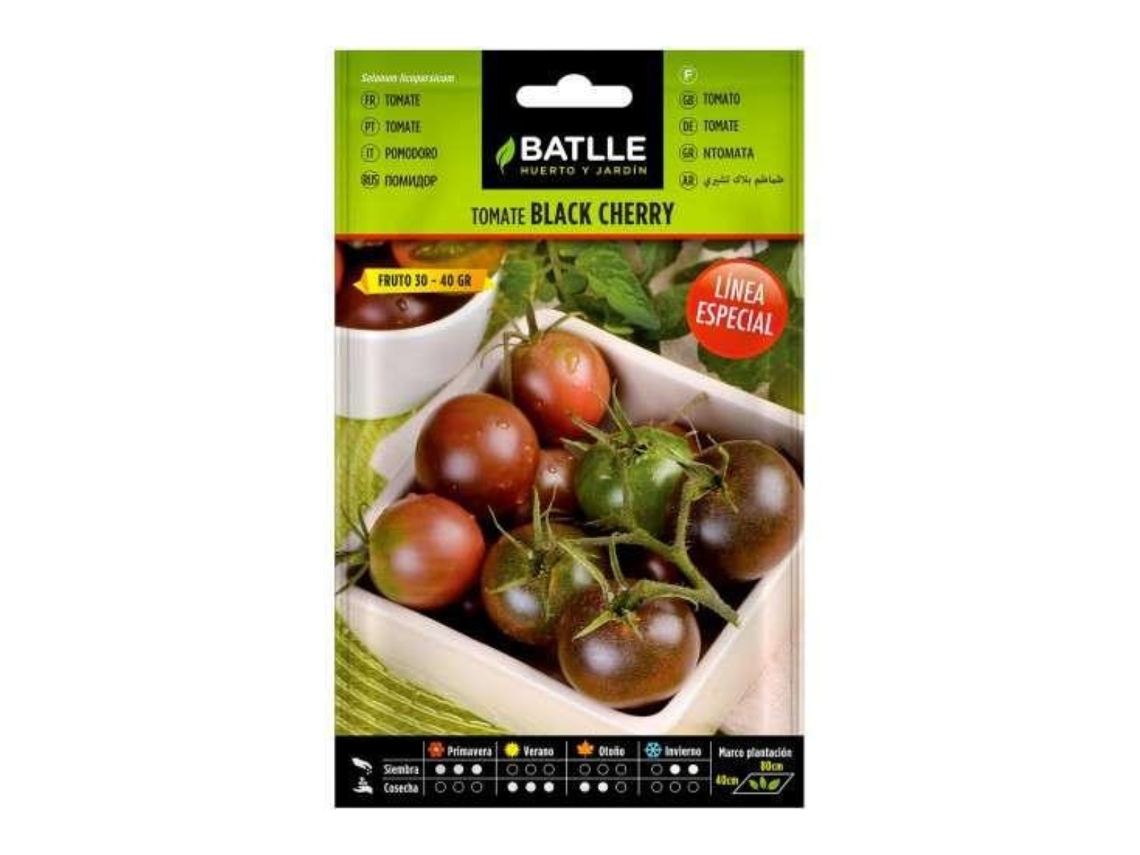 Semillas de tomate cherry negro BATLLE