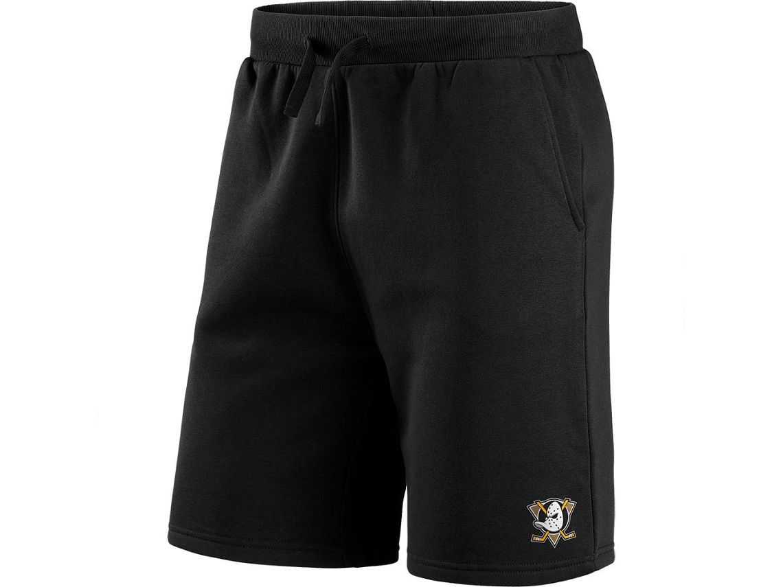 Shorts Anaheim Ducks Primary Logo Graphic Preto Sfanatics