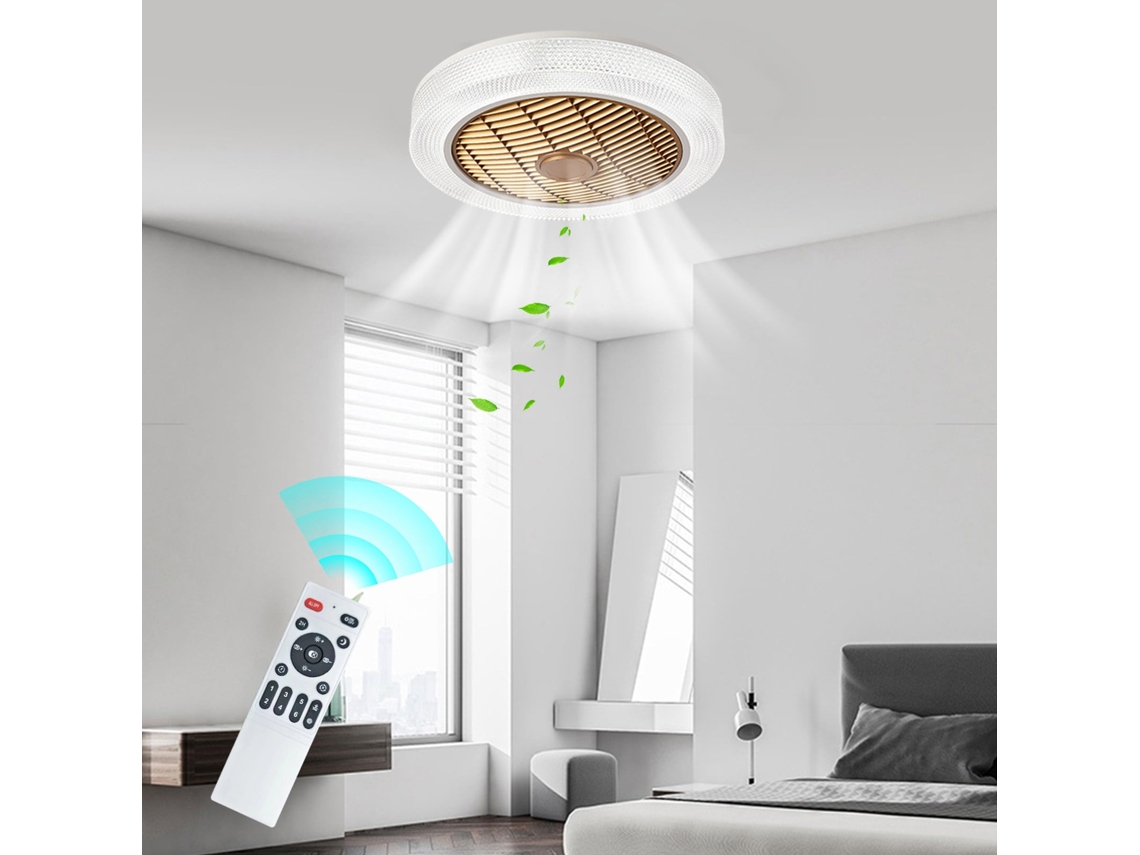 Ventilador De Techo Led Invisible Con Mando A Distancia.