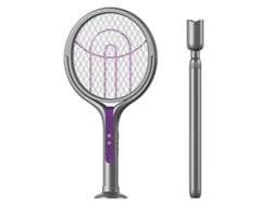 Paleta Eléctrica Anti-insectos Usb Recargable, Extensible Y Plegable, Con Luz Ultravioleta Y Base Para Interiores, Resistente, Multifunció