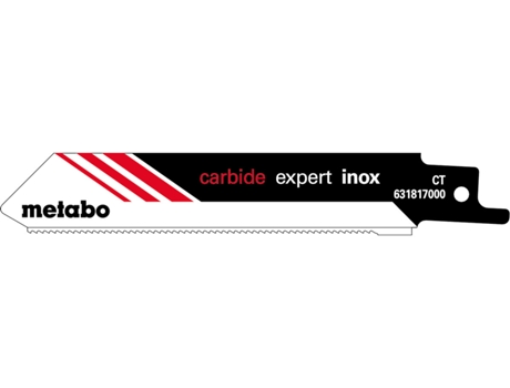 METABO 2 hojas para sierras de sable "expert inox" 115 x 1,25 mm (631817000)