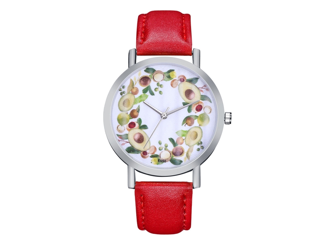 Reloj De Pulsera De Cuarzo Para Mujer Con Correa De Cuero, Esfera Analógica Redonda, Regalo.