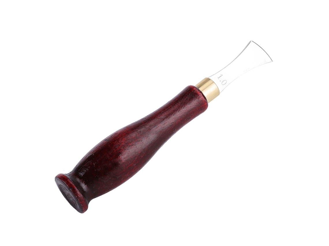 Herramienta Para Prensar Bordes De Cuero De 1 Mm De Acero Inoxidable.