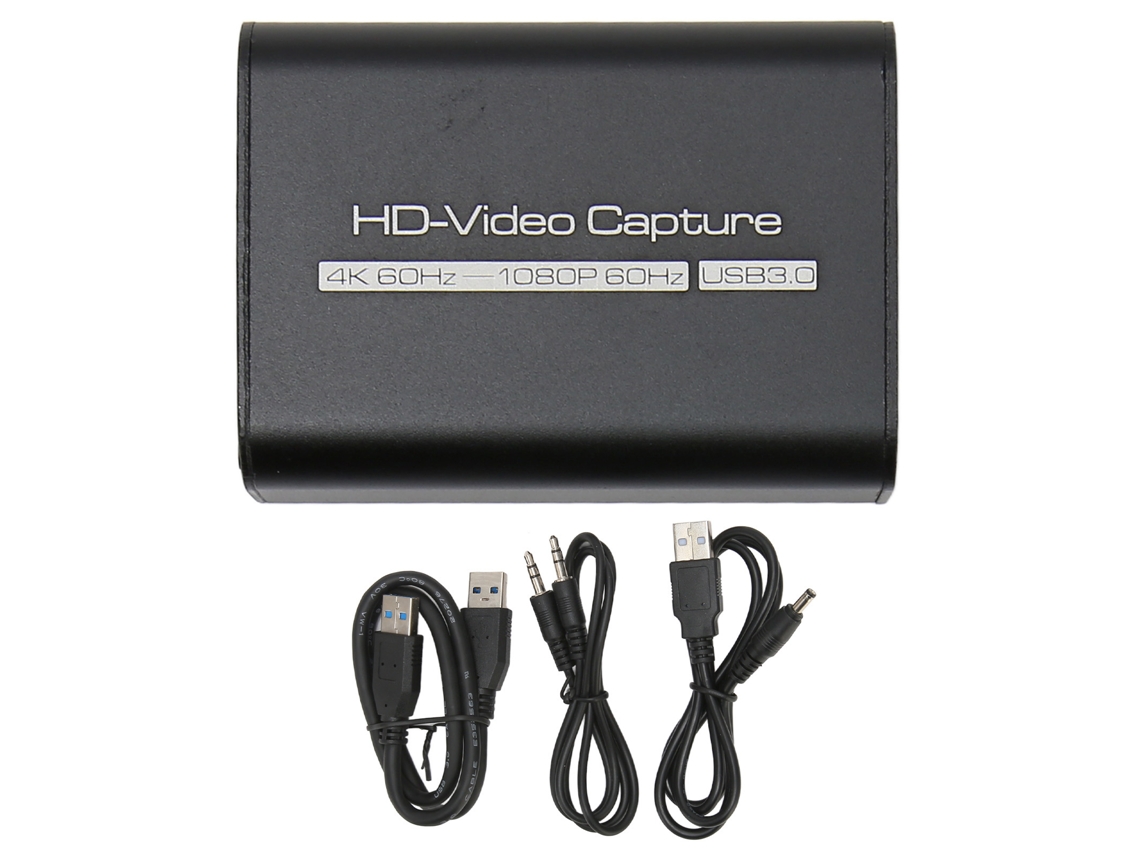 Placa De Captura De Vídeo E Áudio 4k 1080p Usb 3.0 Interface Hdmi Para Ps5 Computador Câmera