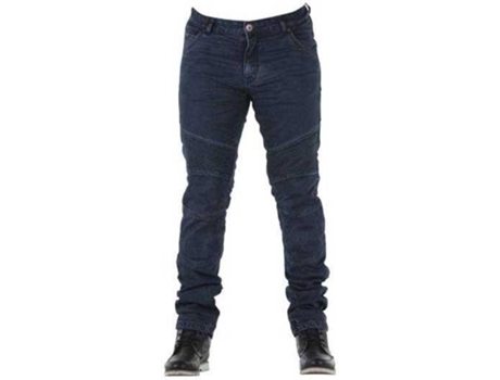 Pantalones para Hombre OVERLAP Castel Azul para Motociclismo (30)