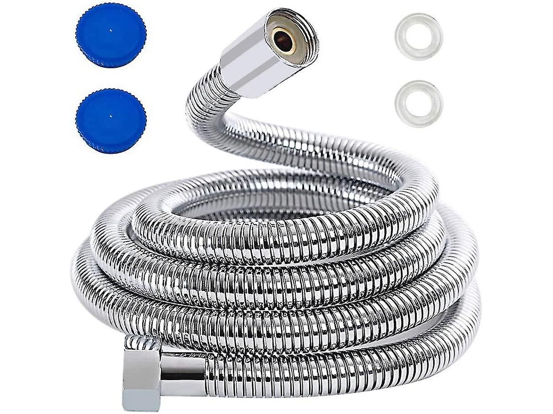 Manguera De Ducha De Acero Inoxidable Larga 3m - Tubo De Repuesto Para Duschas Con Interfaz Universal Y Resistencia A Altas Presiones