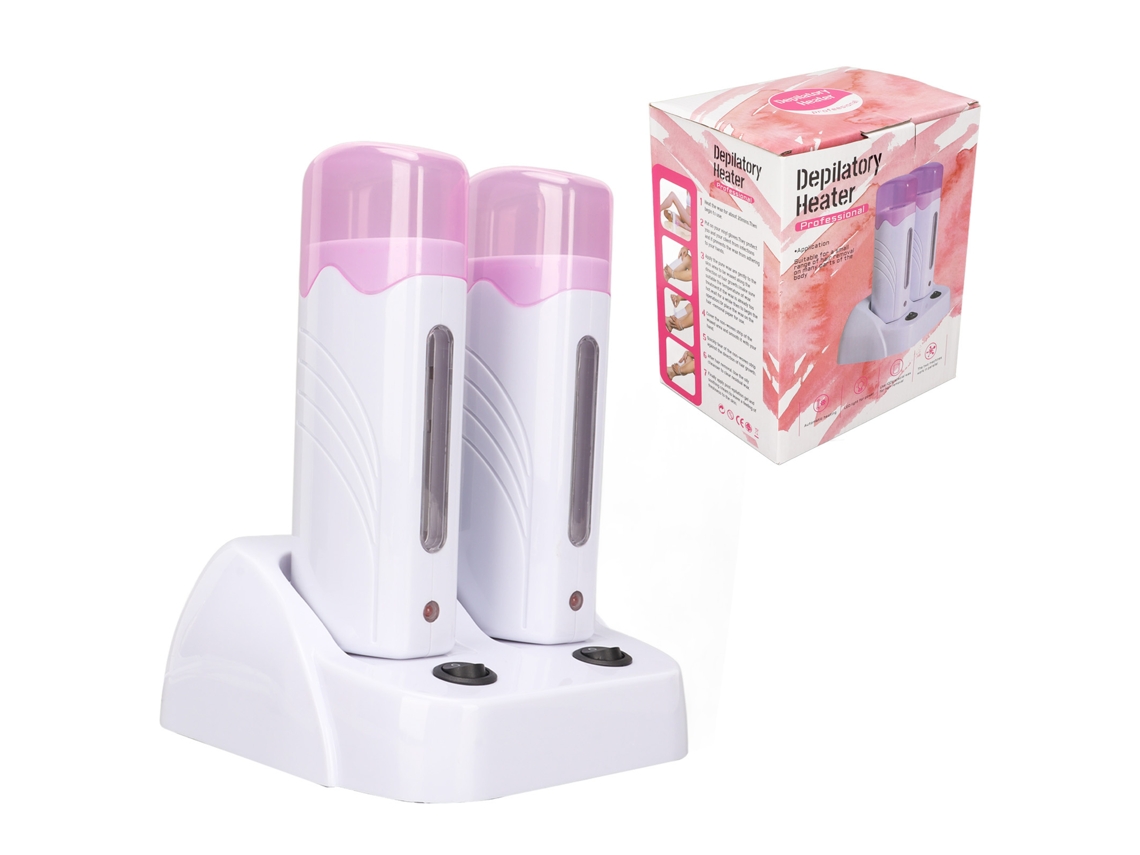 Calefactor Depilatório Doble Para Cera Portátil 220v Eu