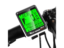 Velocímetro inalámbrico para bicicletas de montaña con pantalla grande, multifuncional e impermeable. Mdug