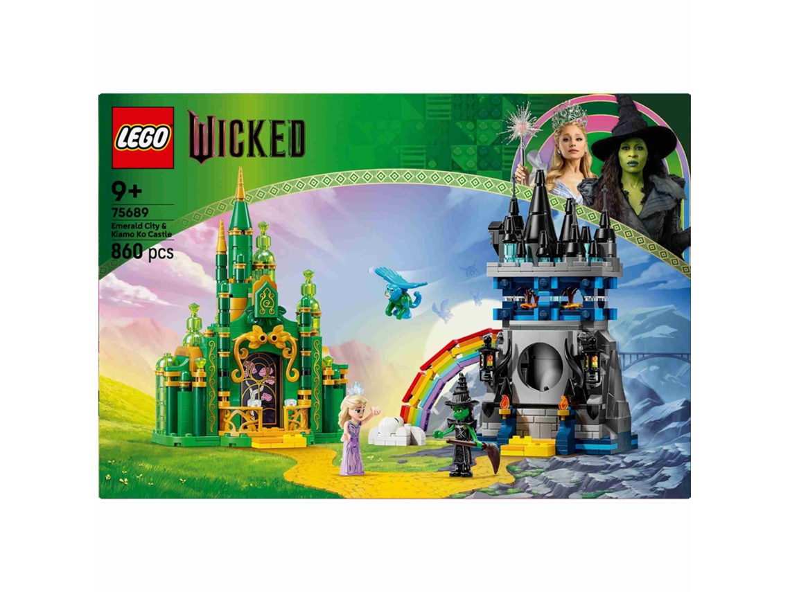 Lego Wicked 75689 Ciudad Esmeralda y Castillo Kiamo Ko Juguete de construcción para mayores de 9 años